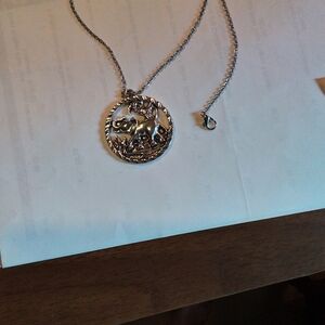 Elephant Pendant Necklace
